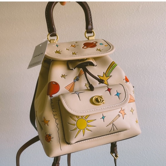 EUC Coach X Observed By Us Riya Backpack 21 In Colorblock - Picture 8 of 8